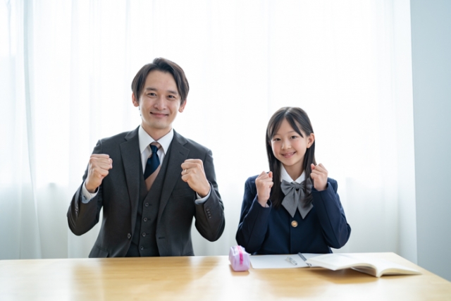 教科ごとに担任式個別授業で先生を独り占め！　学習相談も‼