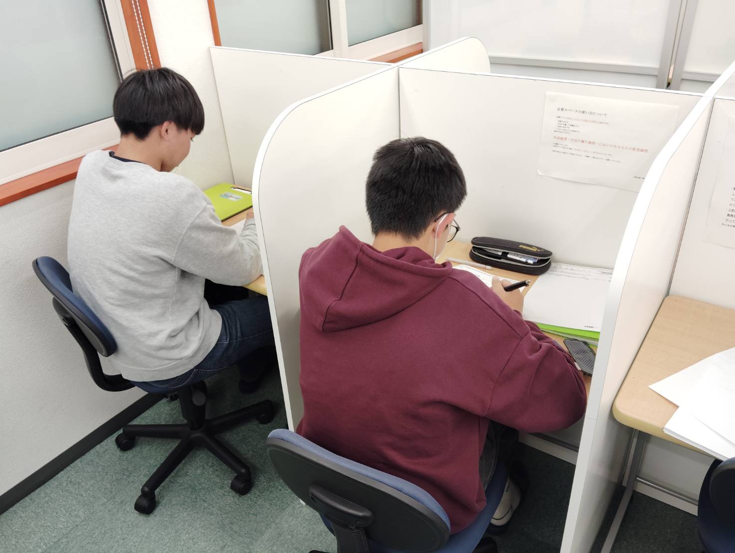 トレーニング中の写真